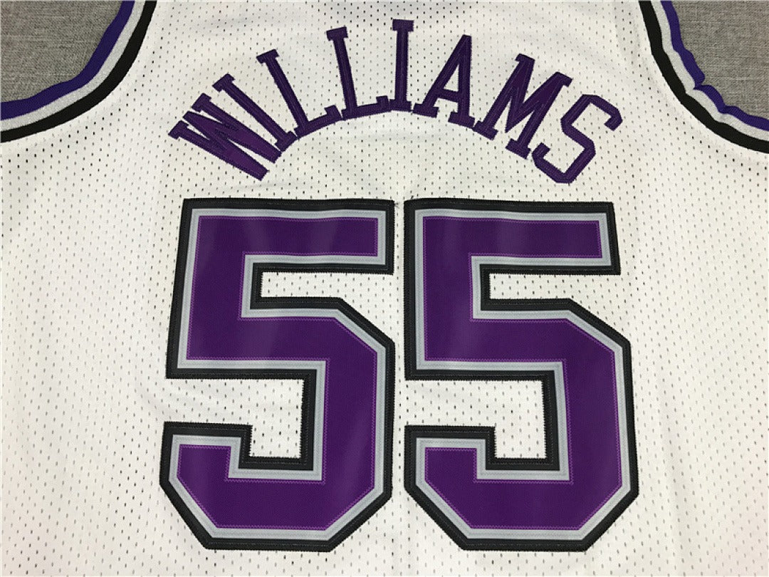 Sacramento Kings Jason Williams #55 NBA Retro Embroidered Jersey – Sizes S-XXXL