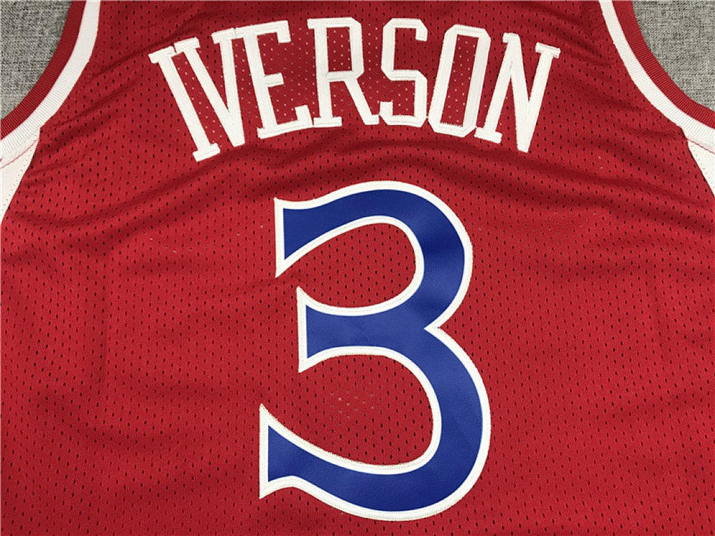 NBA Retro Philadelphia 76ers #3 Iverson Jersey