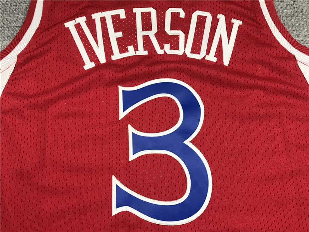 NBA Retro Philadelphia 76ers #3 Iverson Jersey