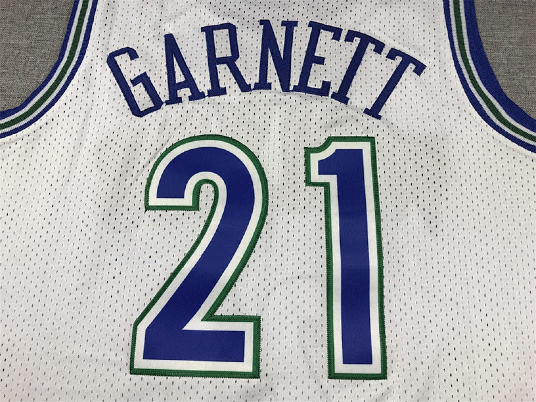 Minnesota Timberwolves #21 Kevin Garnett Retro NBA Jersey – Sizes S–XXXL