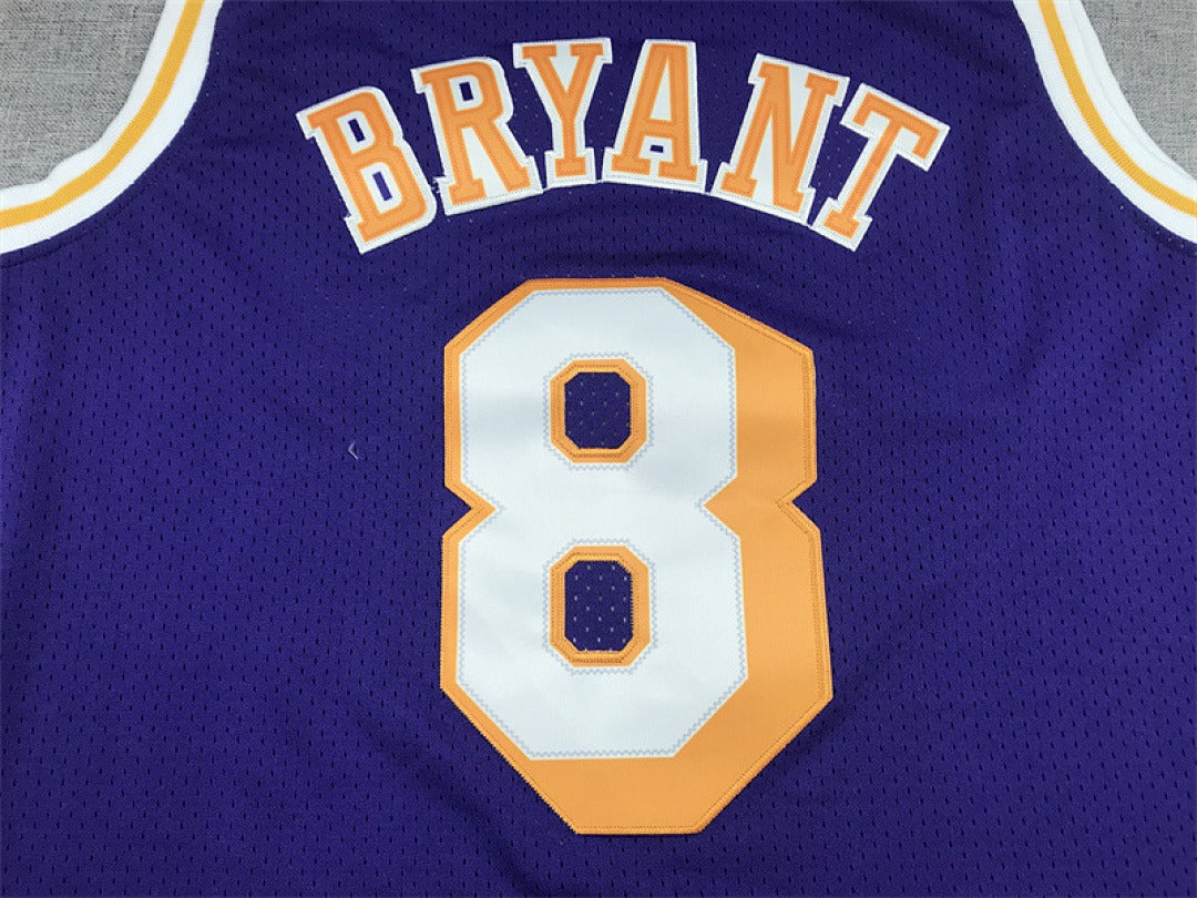 Los Angeles Lakers Kobe Bryant #8 NBA Retro Embroidered Jersey – Sizes S-XXXL
