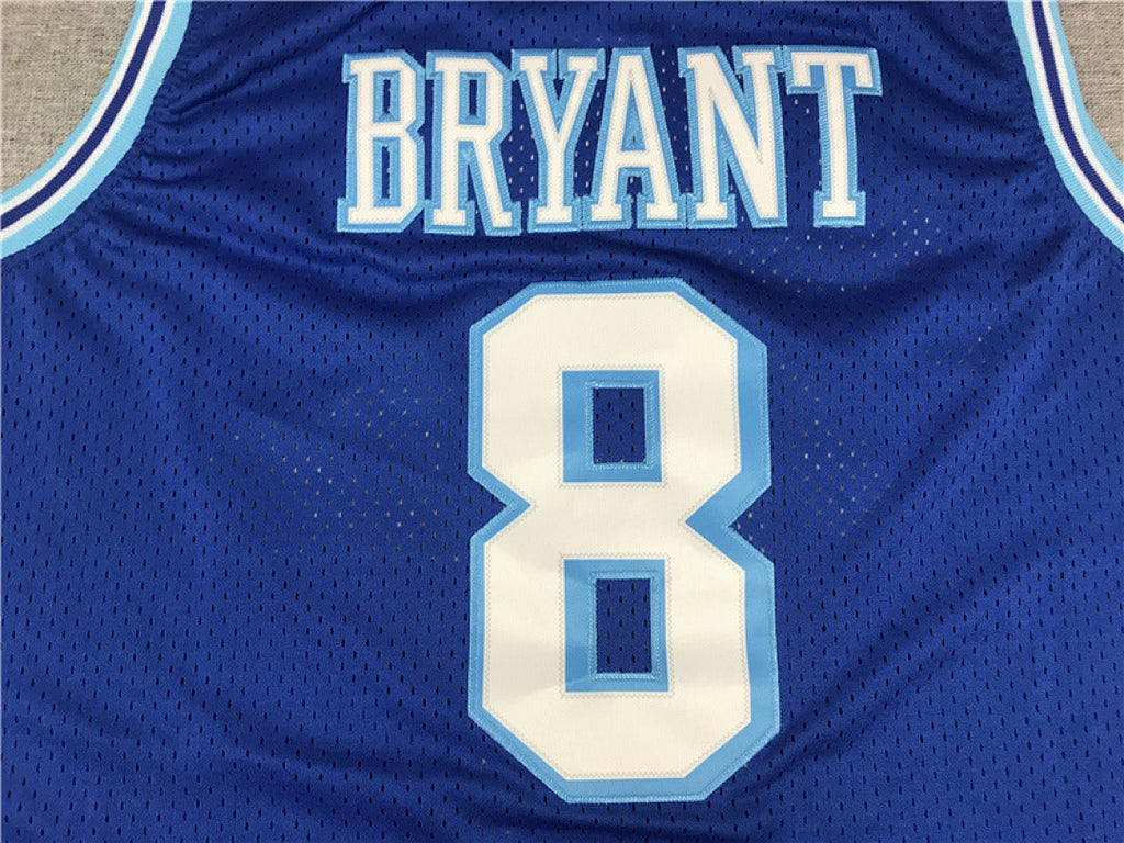 Los Angeles Lakers Kobe Bryant #8 NBA Retro Embroidered Jersey – Sizes S-XXXL