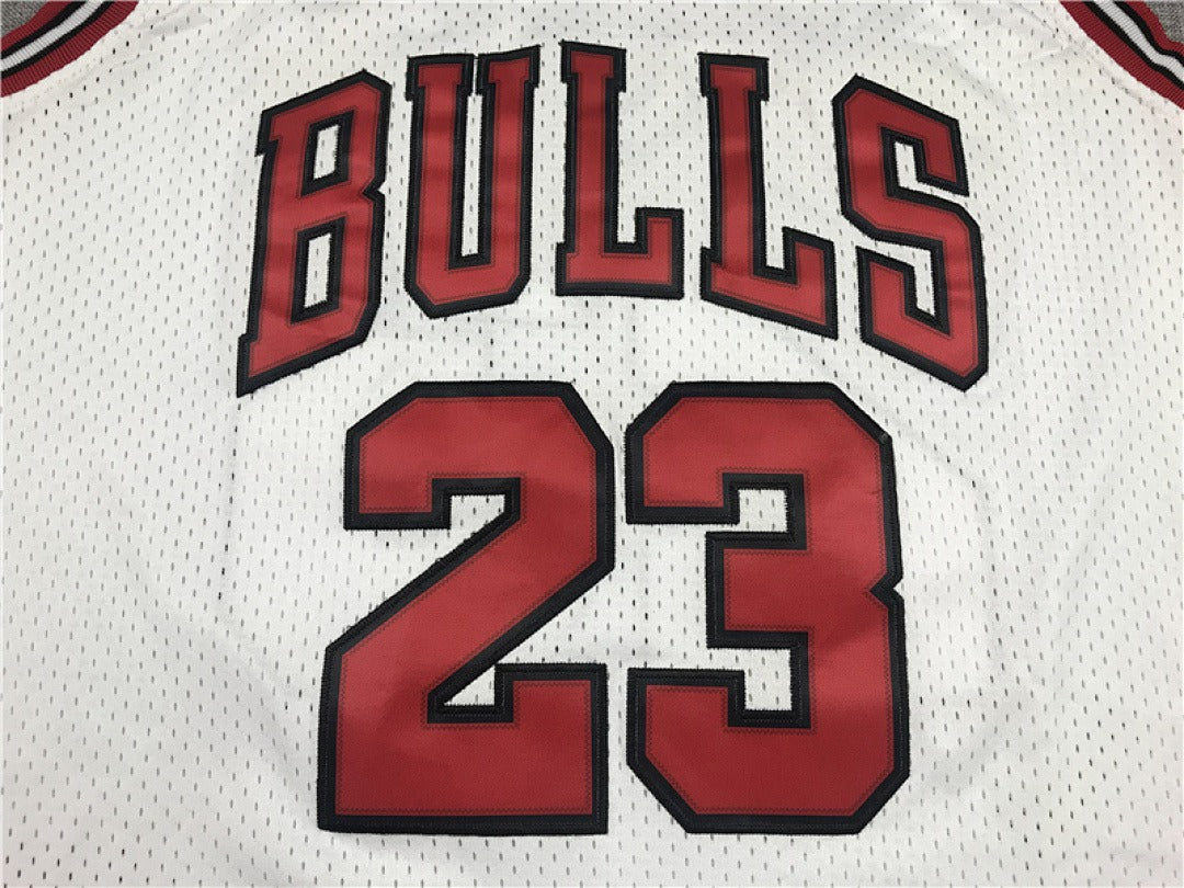 Chicago Bulls Michael Jordan #23 1998 NBA Finals Retro Embroidered Jersey