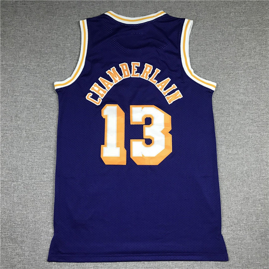 Wilt Chamberlain #13 Los Angeles Lakers NBA Retro Embroidered Jersey – Sizes S-XXXL