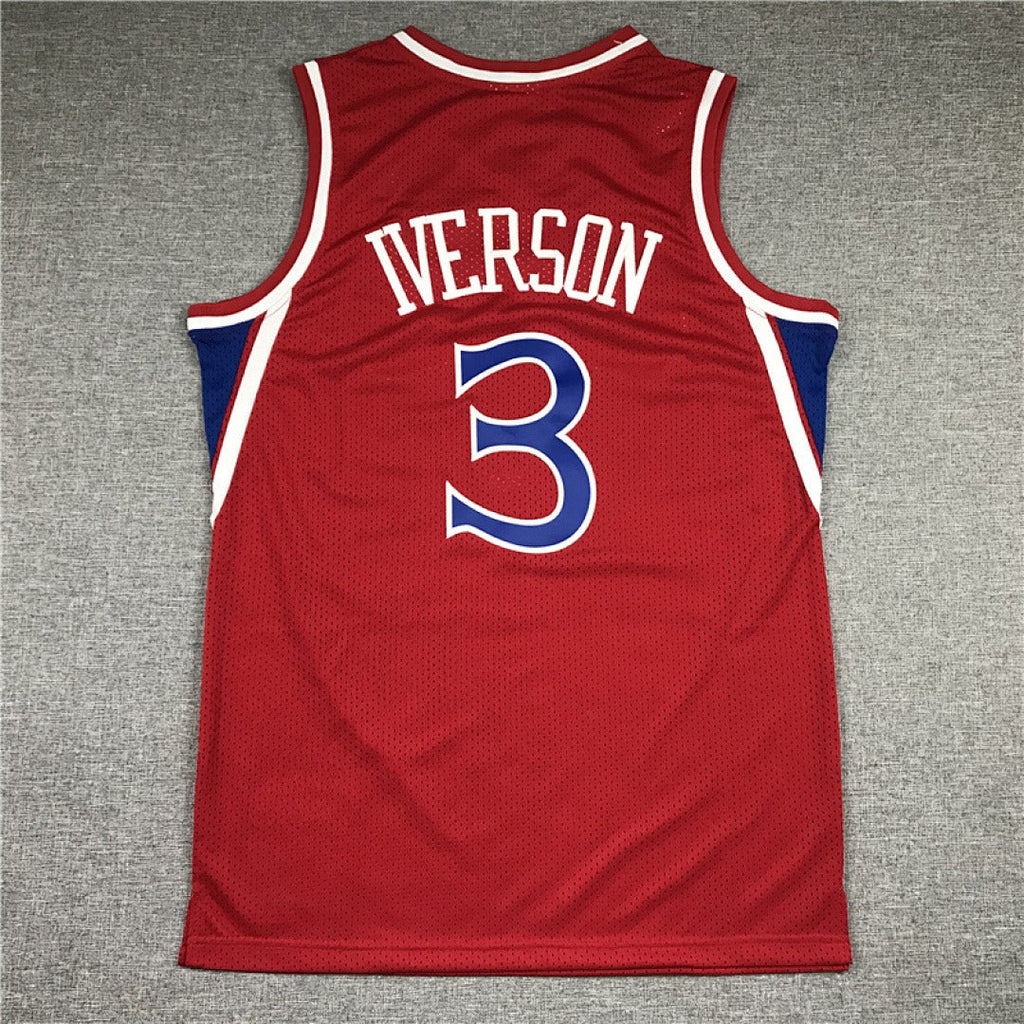 NBA Retro Philadelphia 76ers #3 Iverson Jersey