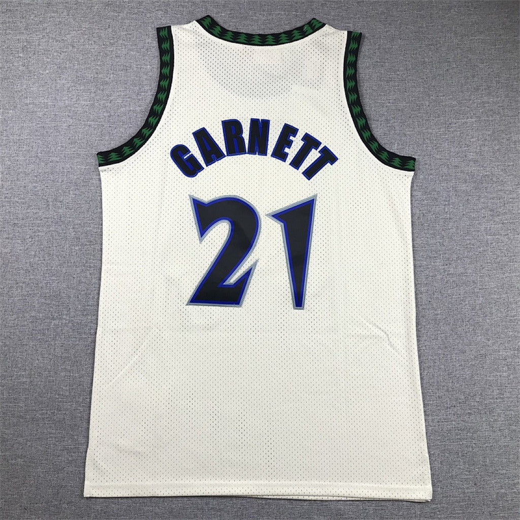 Minnesota Timberwolves #21 Kevin Garnett Retro NBA Jersey – Sizes S–XXXL