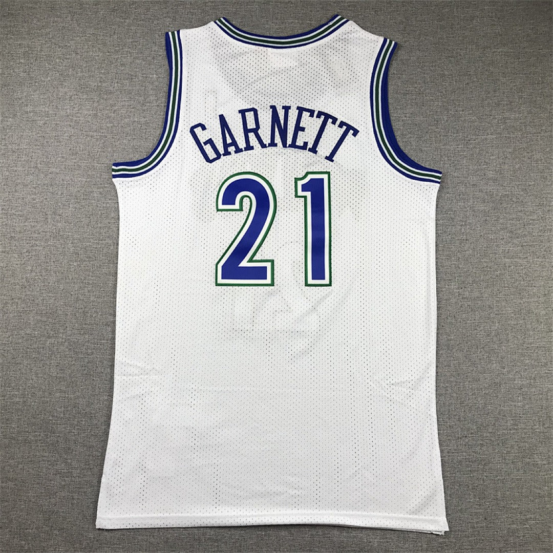 Minnesota Timberwolves #21 Kevin Garnett Retro NBA Jersey – Sizes S–XXXL