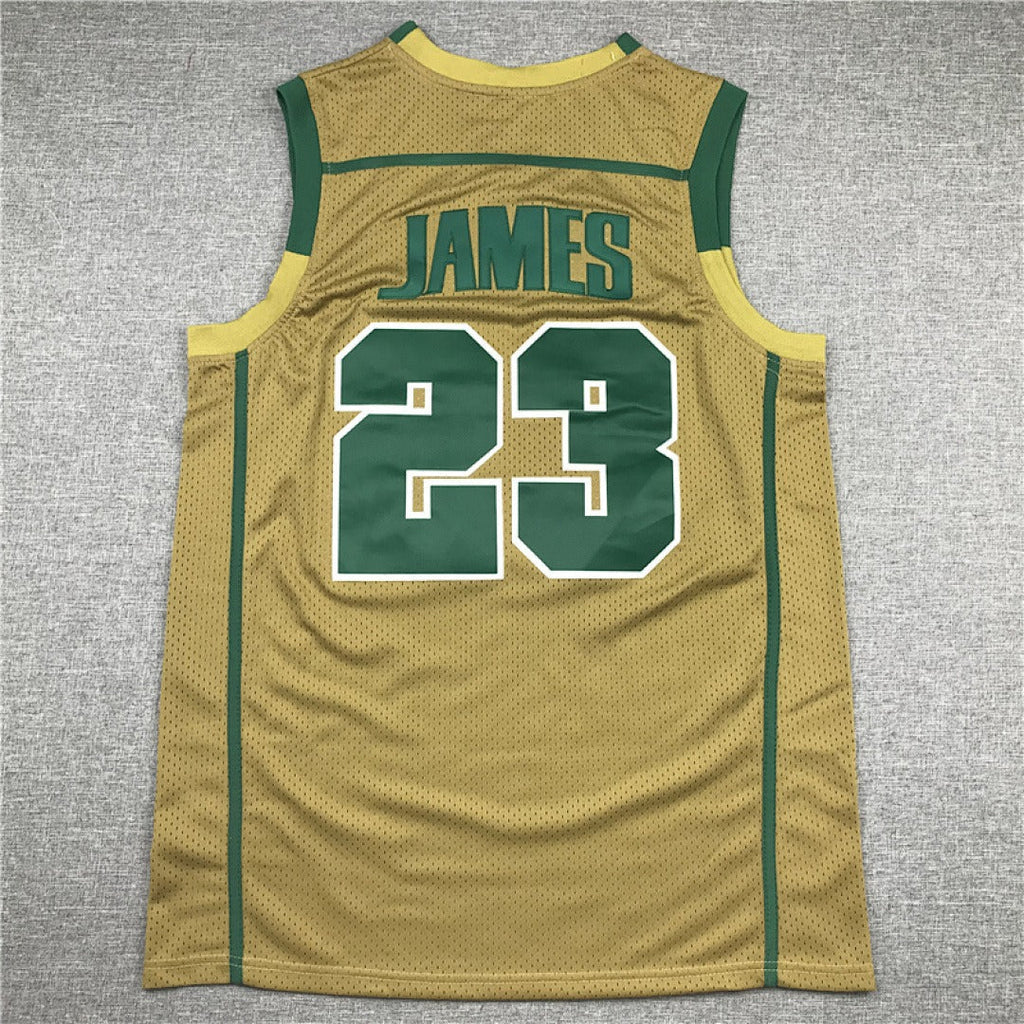 LeBron James #23 High School Retro Basketball Jersey – Sizes S to XXXL