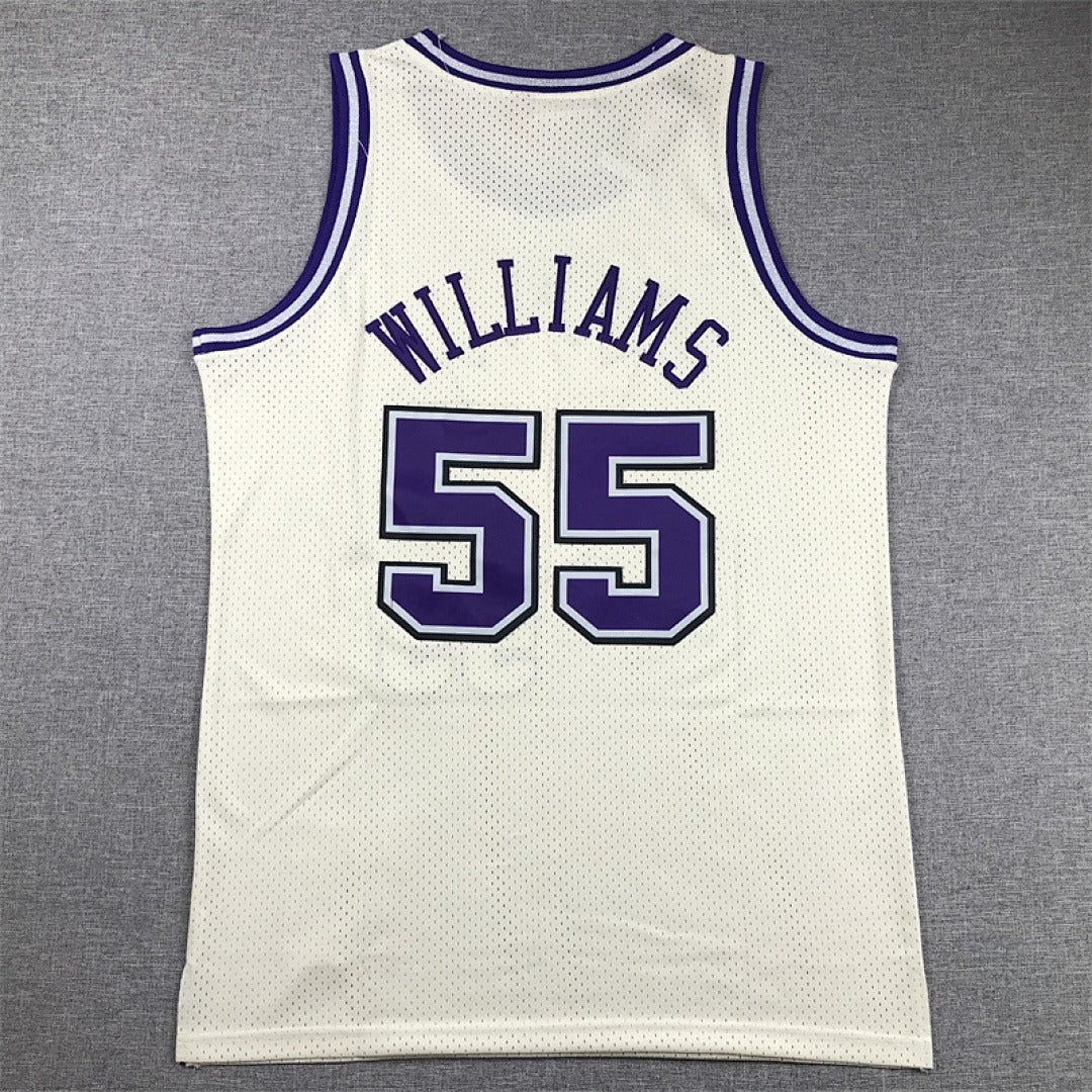 Sacramento Kings Jason Williams #55 NBA Retro Embroidered Jersey – Sizes S-XXXL