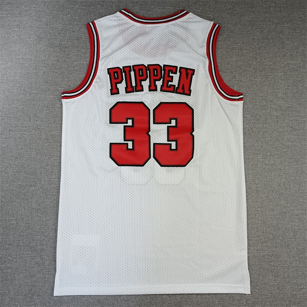 Chicago Pippen #33 NBA Retro Embroidered Jersey – Sizes S-XXXL