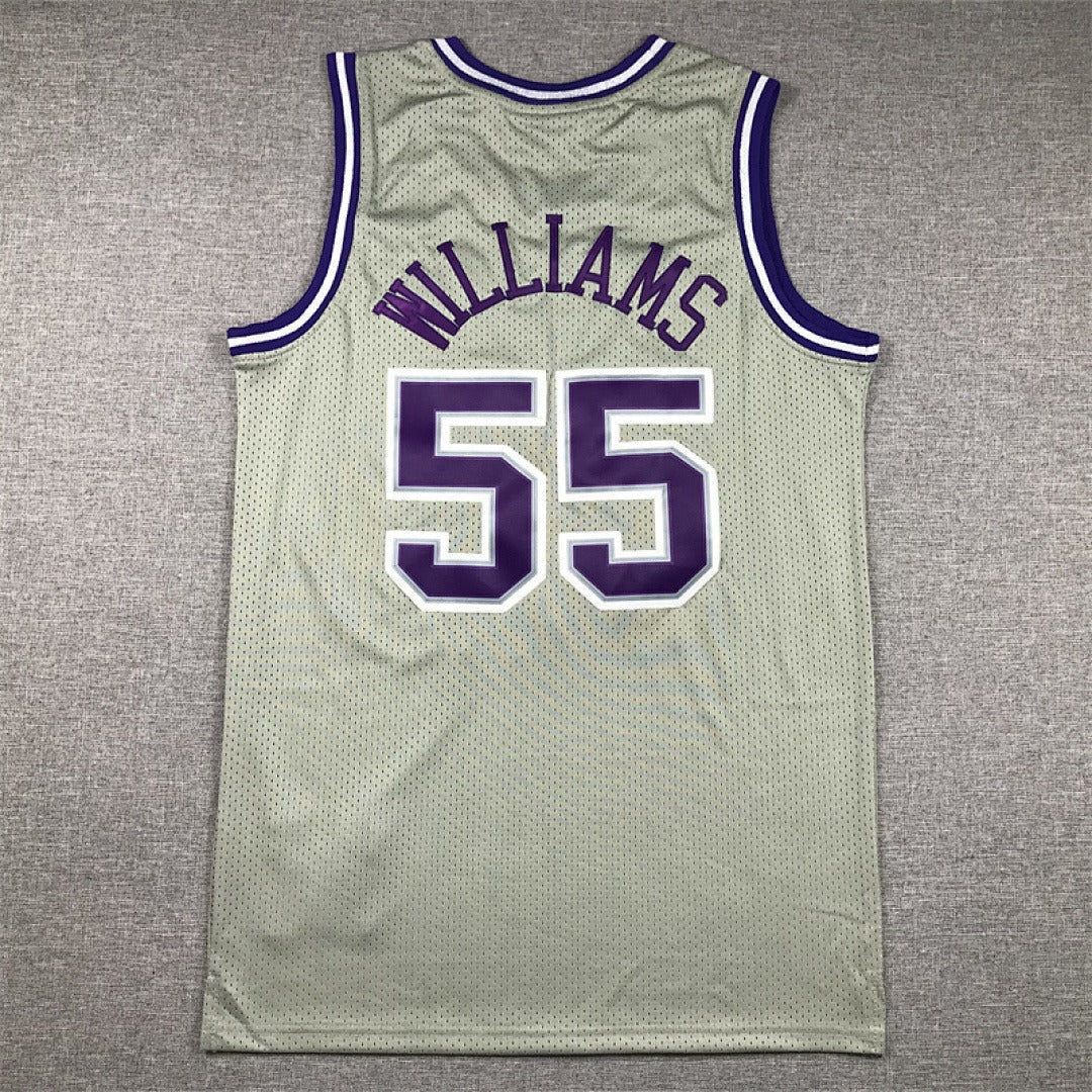 Sacramento Kings Jason Williams #55 NBA Retro Embroidered Jersey – Sizes S-XXXL