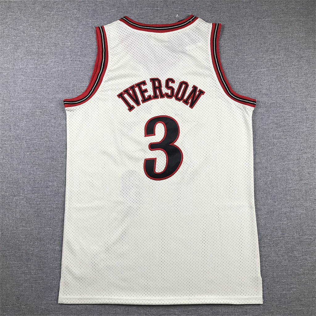NBA Retro Philadelphia 76ers #3 Iverson Jersey