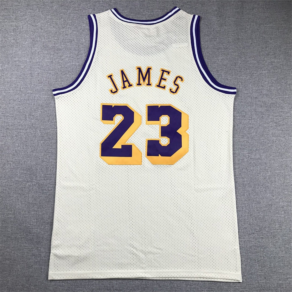 LeBron James #23 Los Angeles Lakers NBA Retro Embroidered Jersey – Sizes S-XXXL