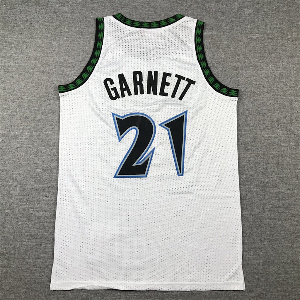 Minnesota Timberwolves #21 Kevin Garnett Retro NBA Jersey – Sizes S–XXXL