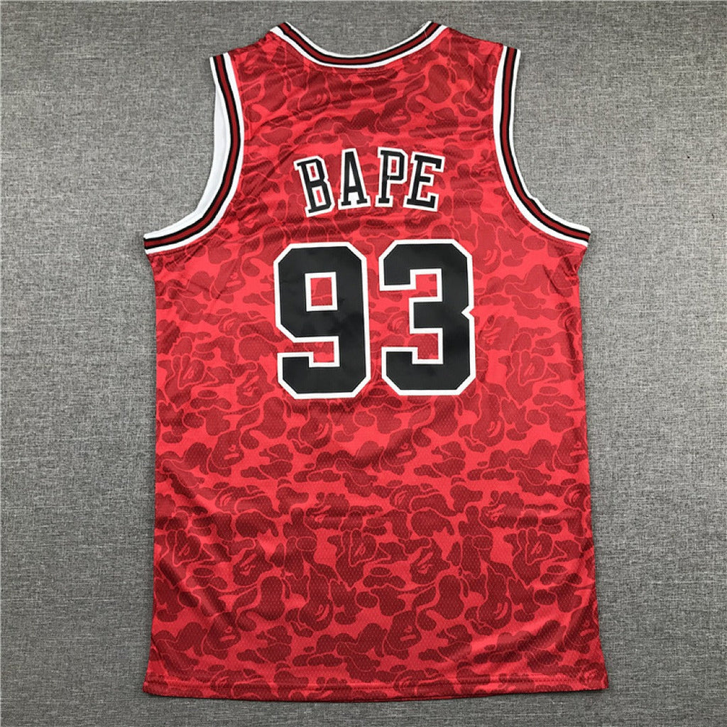 Chicago Bulls #93 NBA Retro Collaboration Embroidered Jersey