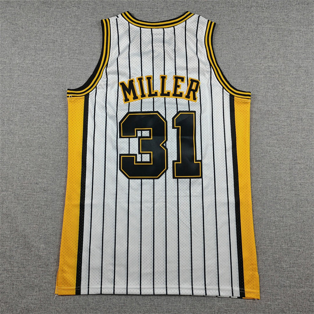 Reggie Miller #31 Indiana Pacers NBA Retro Embroidered Jersey