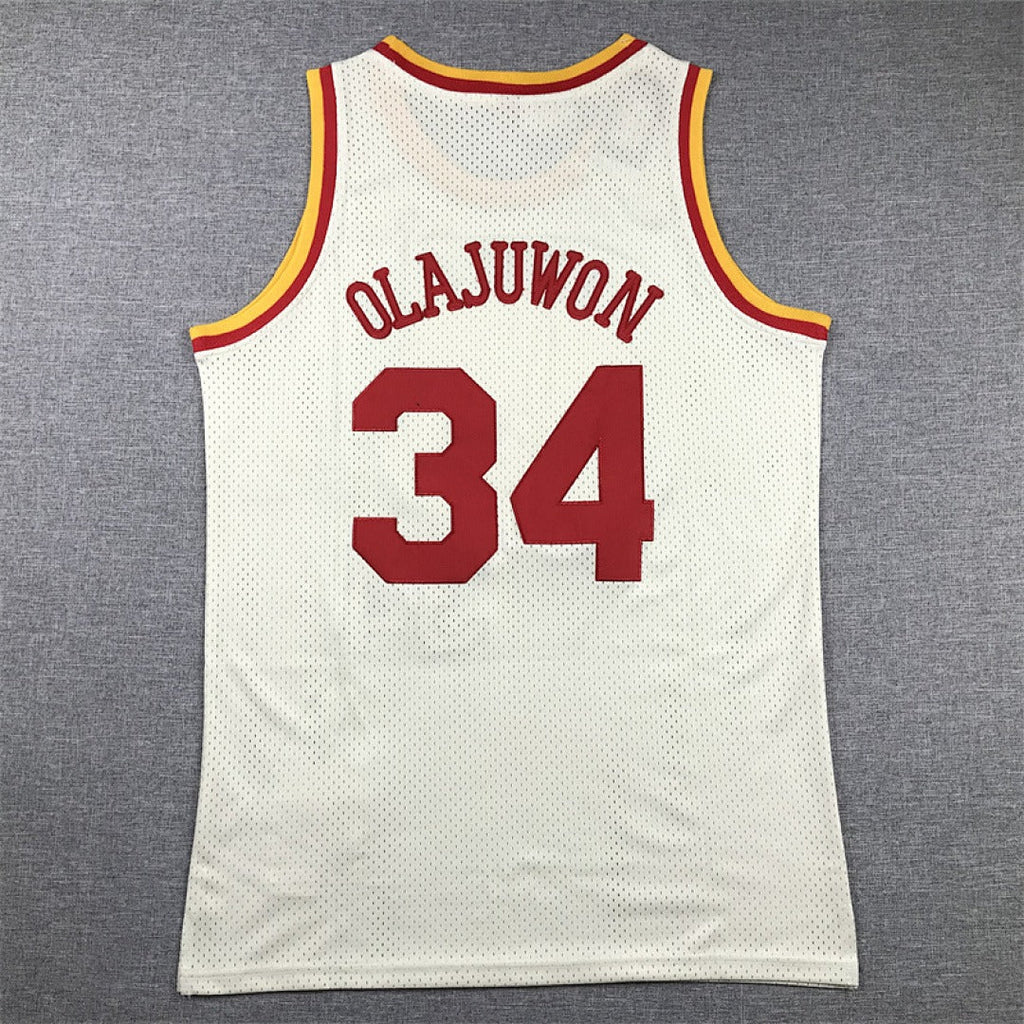 Hakeem Olajuwon #34 Houston Rockets NBA Retro Jersey