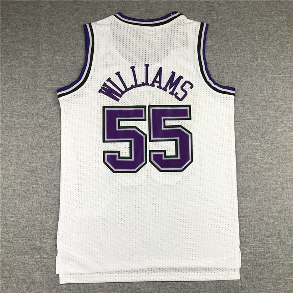 Sacramento Kings Jason Williams #55 NBA Retro Embroidered Jersey – Sizes S-XXXL