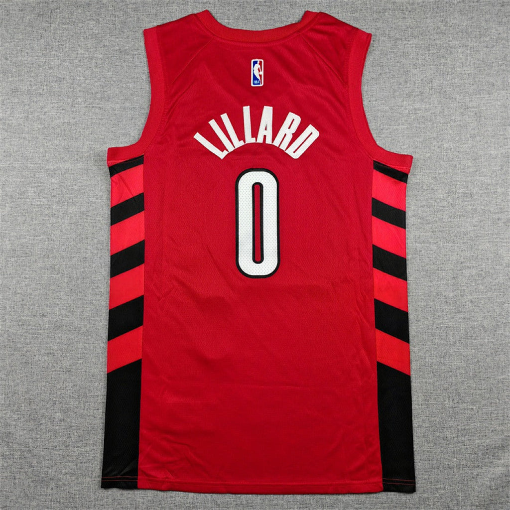 Portland Trail Blazers #0 Damian Lillard Retro NBA Jersey | Sizes S–XXXL