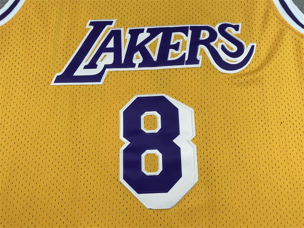 Los Angeles Lakers Kobe Bryant #8 NBA Retro Embroidered Jersey – Sizes S-XXXL