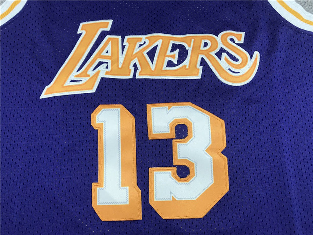 Wilt Chamberlain #13 Los Angeles Lakers NBA Retro Embroidered Jersey – Sizes S-XXXL