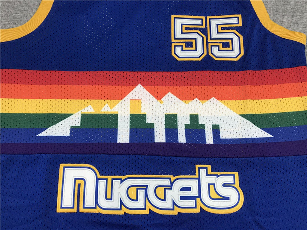 Dikembe Mutombo #55 Denver Nuggets NBA Retro Jersey