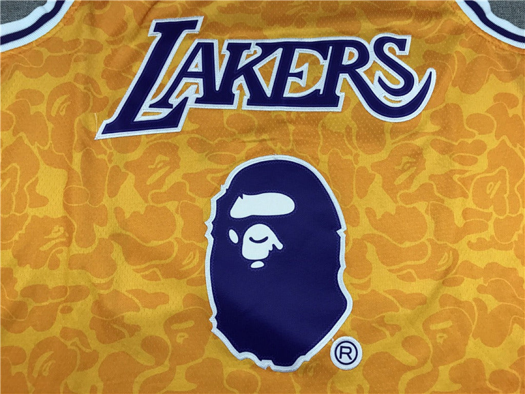 Kobe Bryant #24 Los Angeles Lakers NBA Retro Collaboration Embroidered Jersey