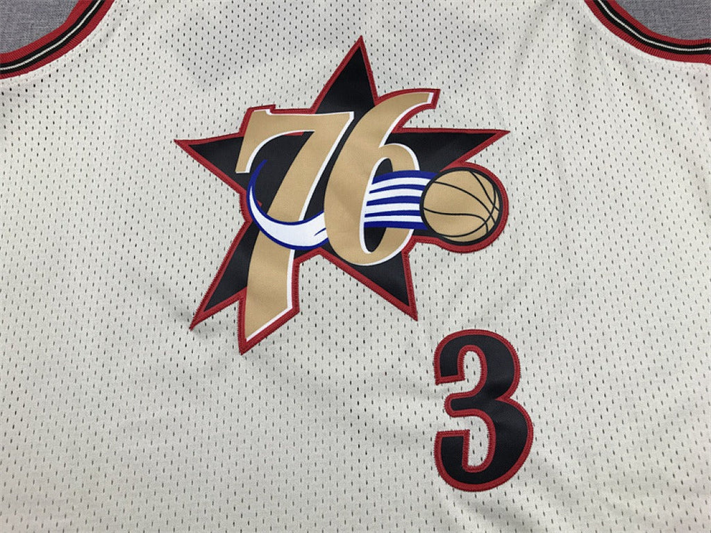 NBA Retro Philadelphia 76ers #3 Iverson Jersey