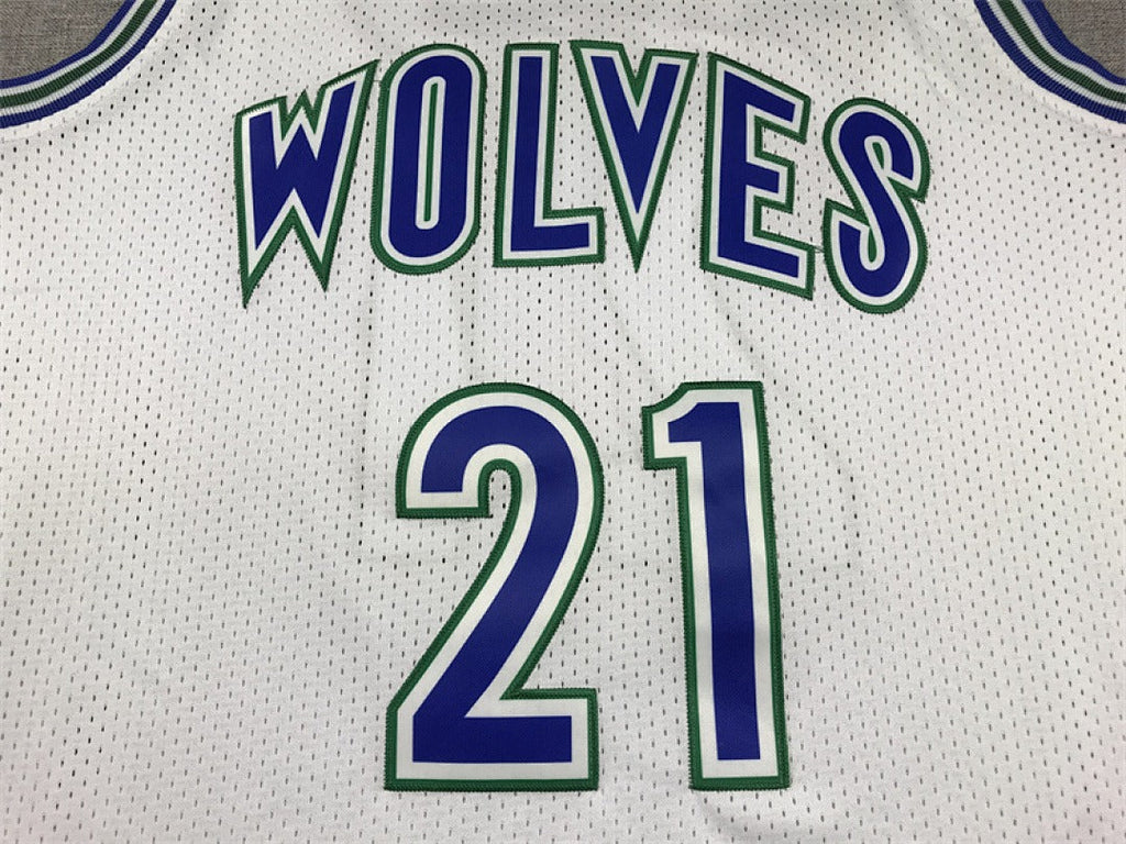 Minnesota Timberwolves #21 Kevin Garnett Retro NBA Jersey – Sizes S–XXXL