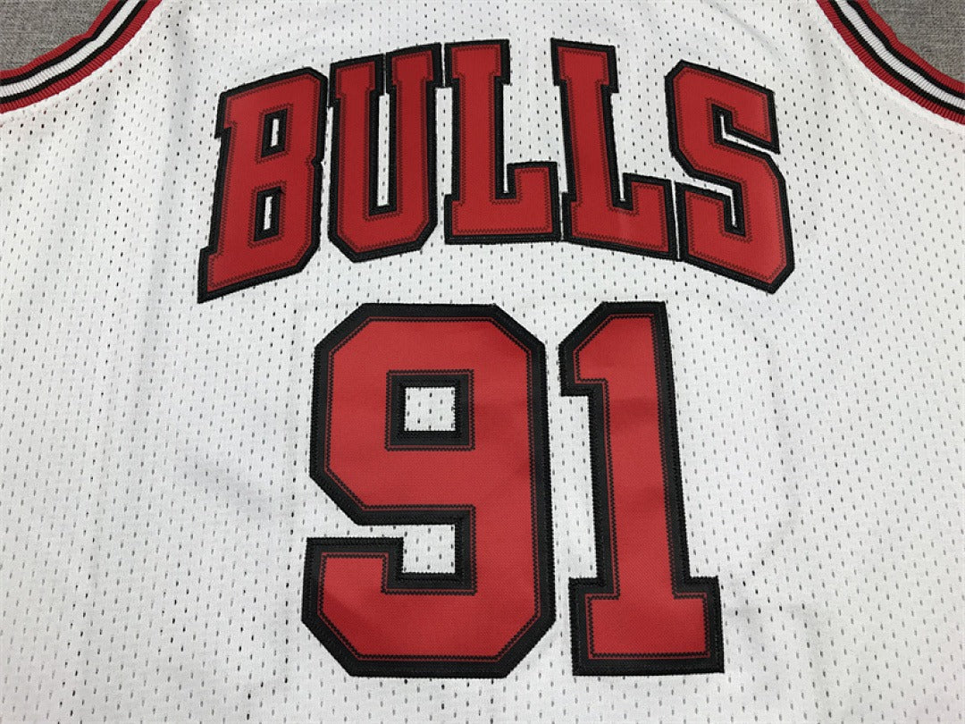 Chicago Rodman #91 NBA Retro Embroidered Jersey – Sizes S-XXXL