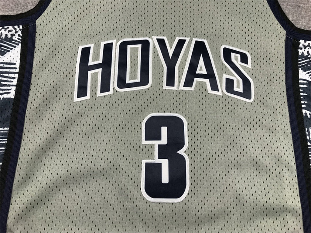 Georgetown Hoyas #3 Allen Iverson Retro NCAA Jersey – Sizes S–XXXL