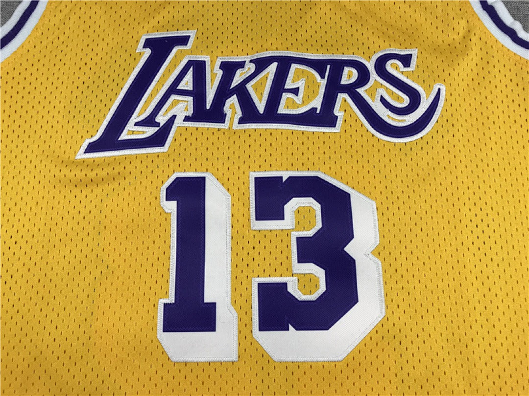 Wilt Chamberlain #13 Los Angeles Lakers NBA Retro Embroidered Jersey – Sizes S-XXXL