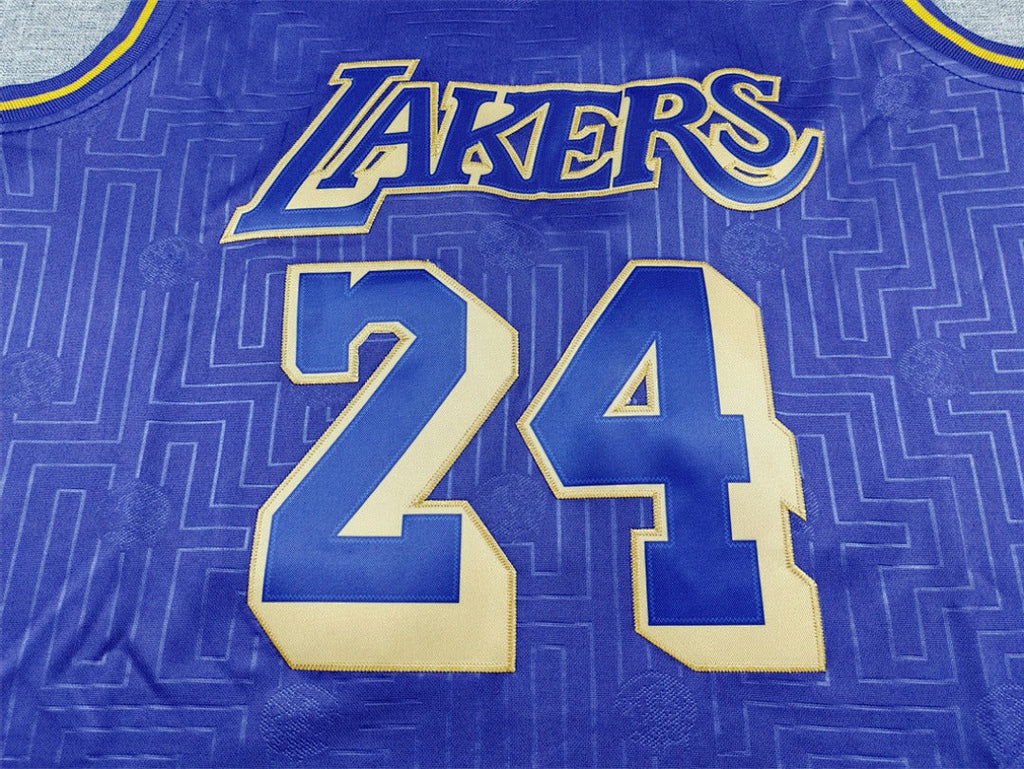Los Angeles Lakers Kobe Bryant #24 NBA Retro Embroidered Jersey – Sizes S-XXXL