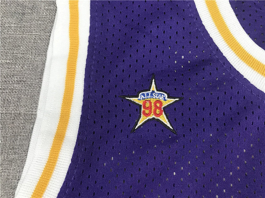 Los Angeles Lakers Kobe Bryant #8 1998 NBA All-Star Game Retro Embroidered Jersey – Sizes S-XXXL