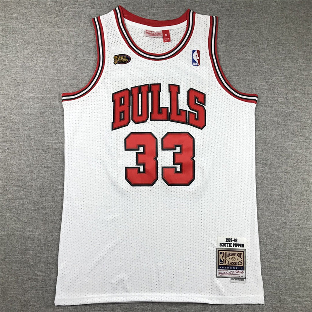 Chicago Pippen #33 NBA Retro Embroidered Jersey – Sizes S-XXXL