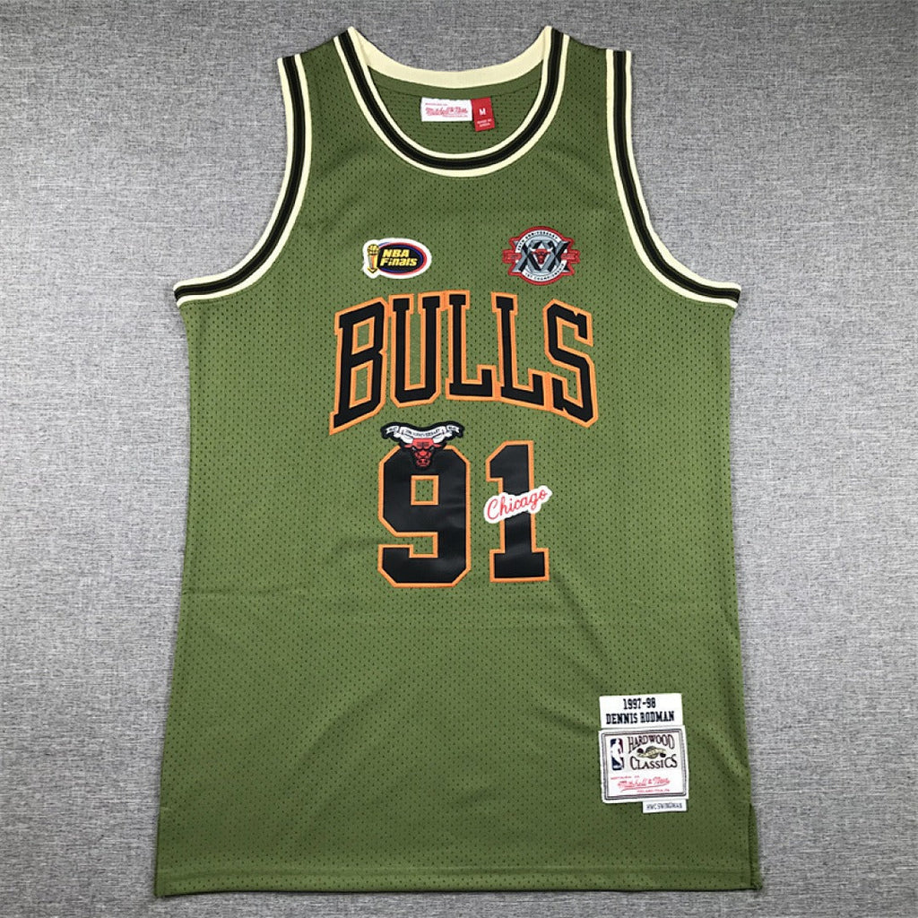 Chicago Rodman #91 NBA Retro Embroidered Jersey – Sizes S-XXXL