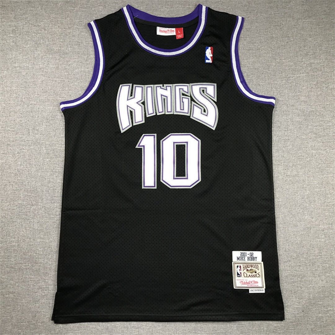 Sacramento Kings Bibby #10 NBA Retro Embroidered Jersey – Sizes S-XXXL