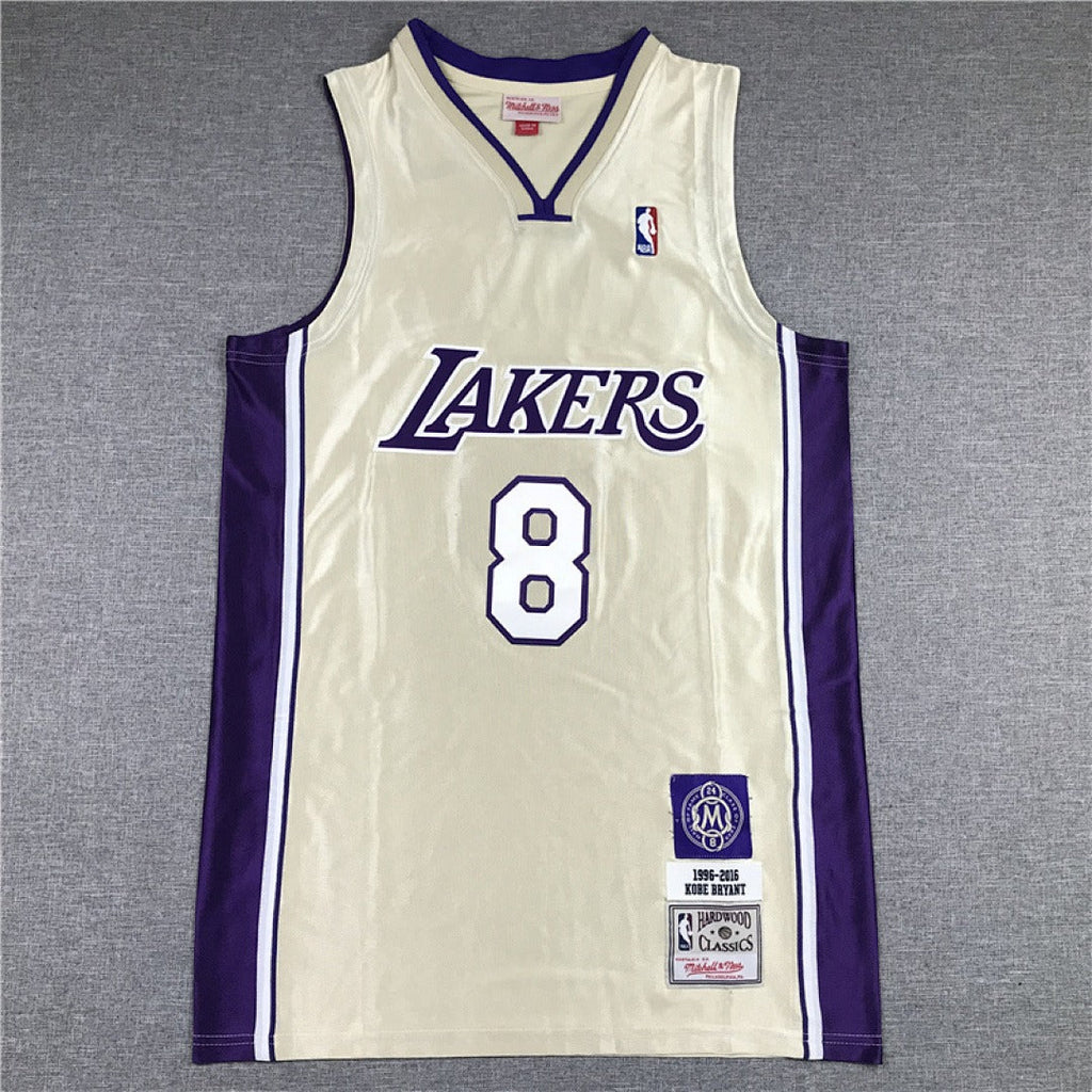 NBA Retro Los Angeles Lakers Kobe Bryant Hall of Fame Jersey #8