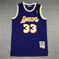 Kareem Abdul-Jabbar #33 Los Angeles Lakers NBA Retro Embroidered Jersey – Sizes S-XXXL
