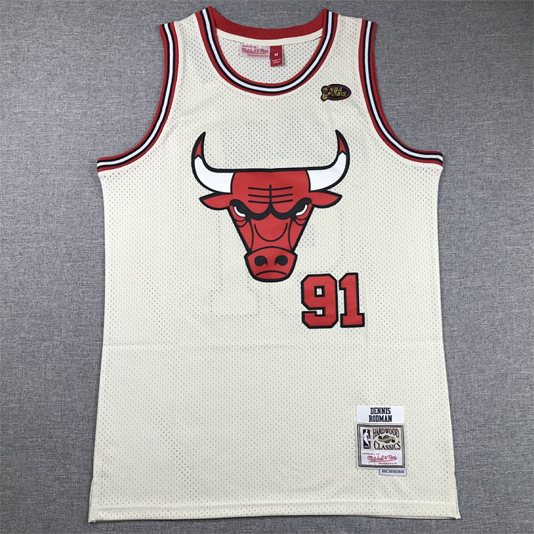 Chicago Rodman #91 NBA Retro Embroidered Jersey – Sizes S-XXXL