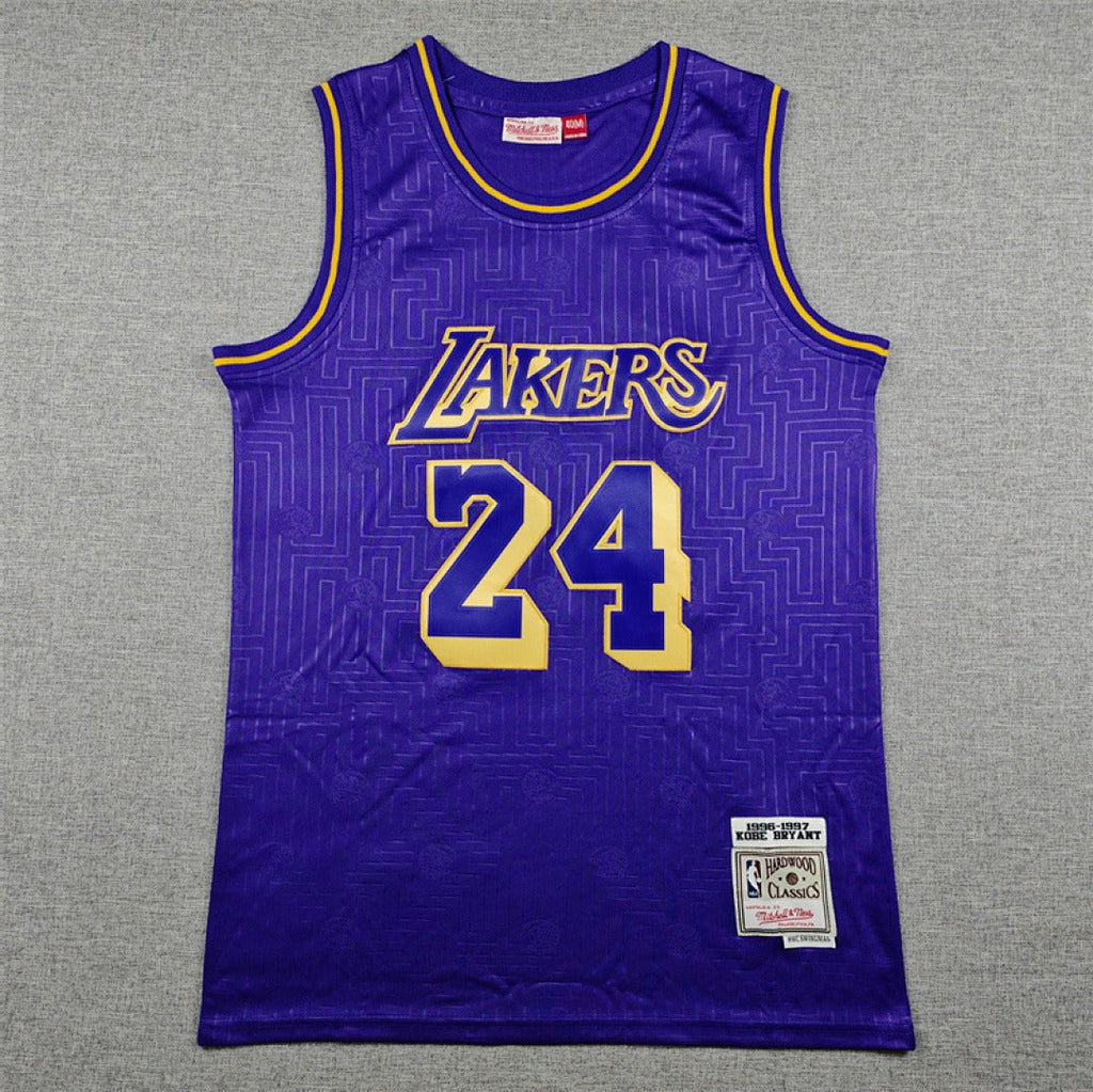 Los Angeles Lakers Kobe Bryant #24 NBA Retro Embroidered Jersey – Sizes S-XXXL