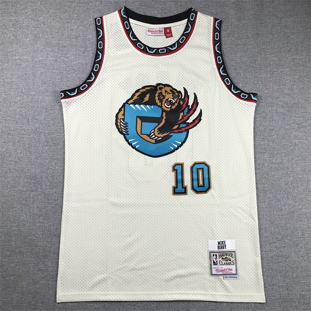 Mike Bibby #10 Memphis Grizzlies NBA Retro Embroidered Jersey – Sizes S-XXXL