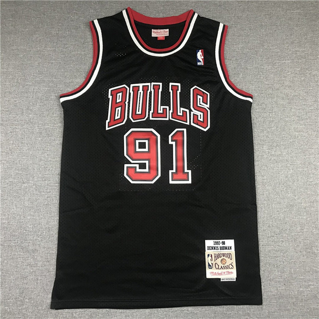 Chicago Rodman #91 NBA Retro Embroidered Jersey – Sizes S-XXXL