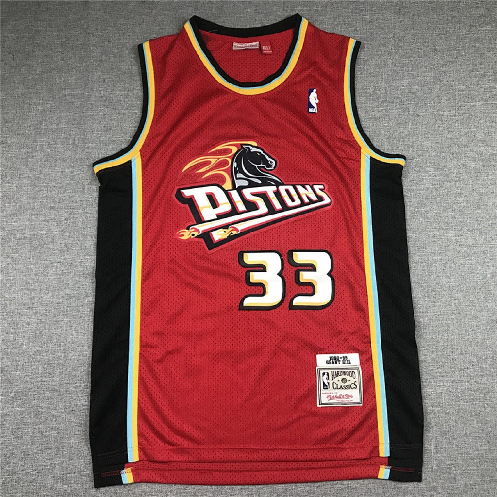 Grant Hill #33 Detroit Pistons NBA Retro Jersey