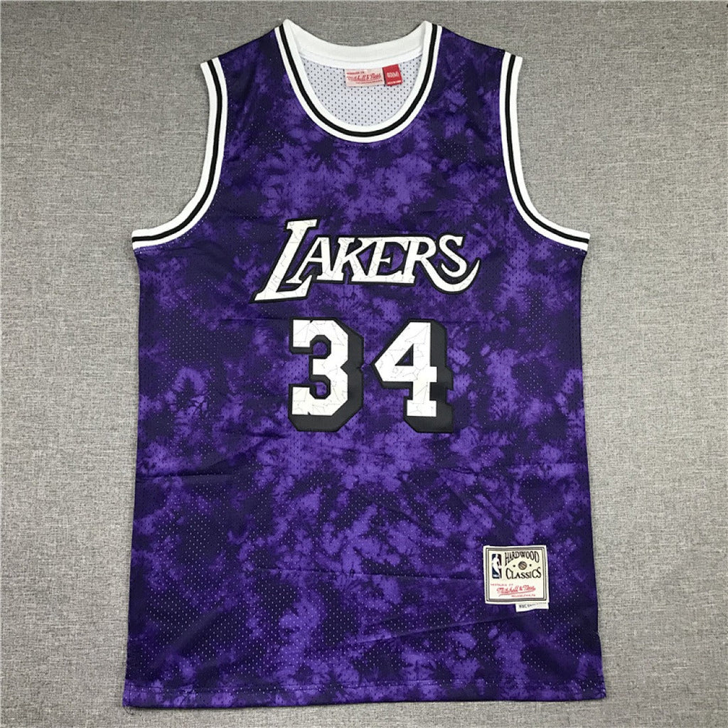 Shaquille O'Neal #34 Los Angeles Lakers NBA Retro Embroidered Jersey – Sizes S-XXXL