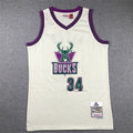 Milwaukee Bucks #34 Ray Allen Retro NBA Jersey – Sizes S–XXXL