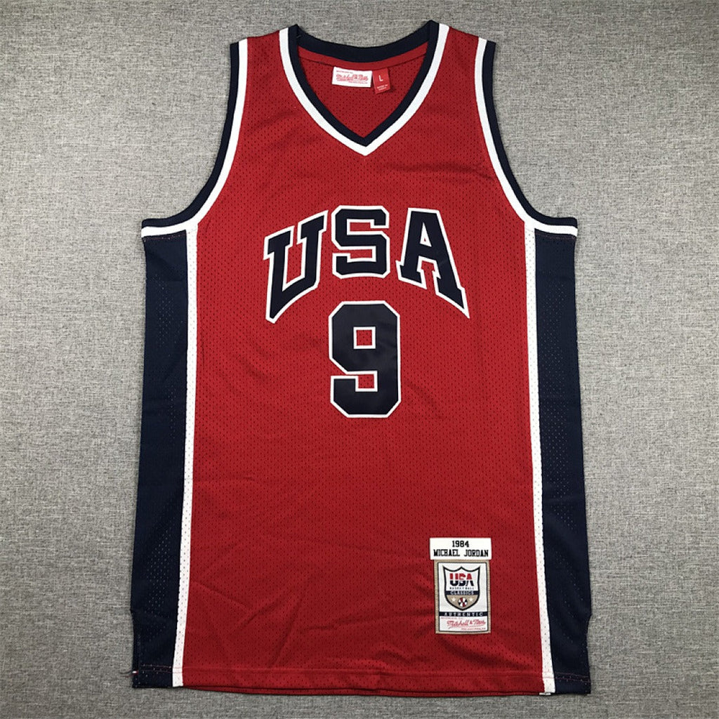 1984 USA National Team #9 Michael Jordan Retro Jersey