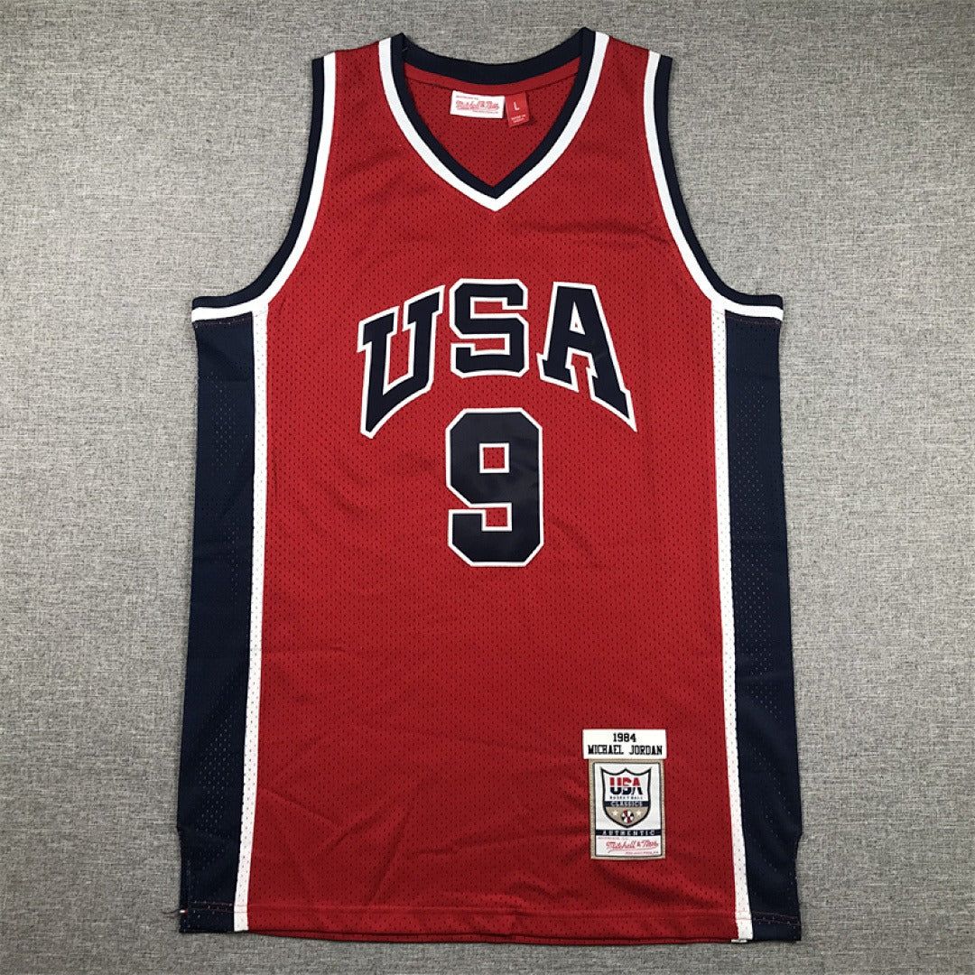 1984 USA National Team #9 Michael Jordan Retro Jersey