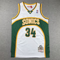 Ray Allen #34 Seattle SuperSonics NBA Retro Embroidered Jersey