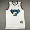 Mike Bibby #10 Memphis Grizzlies NBA Retro Embroidered Jersey – Sizes S-XXXL